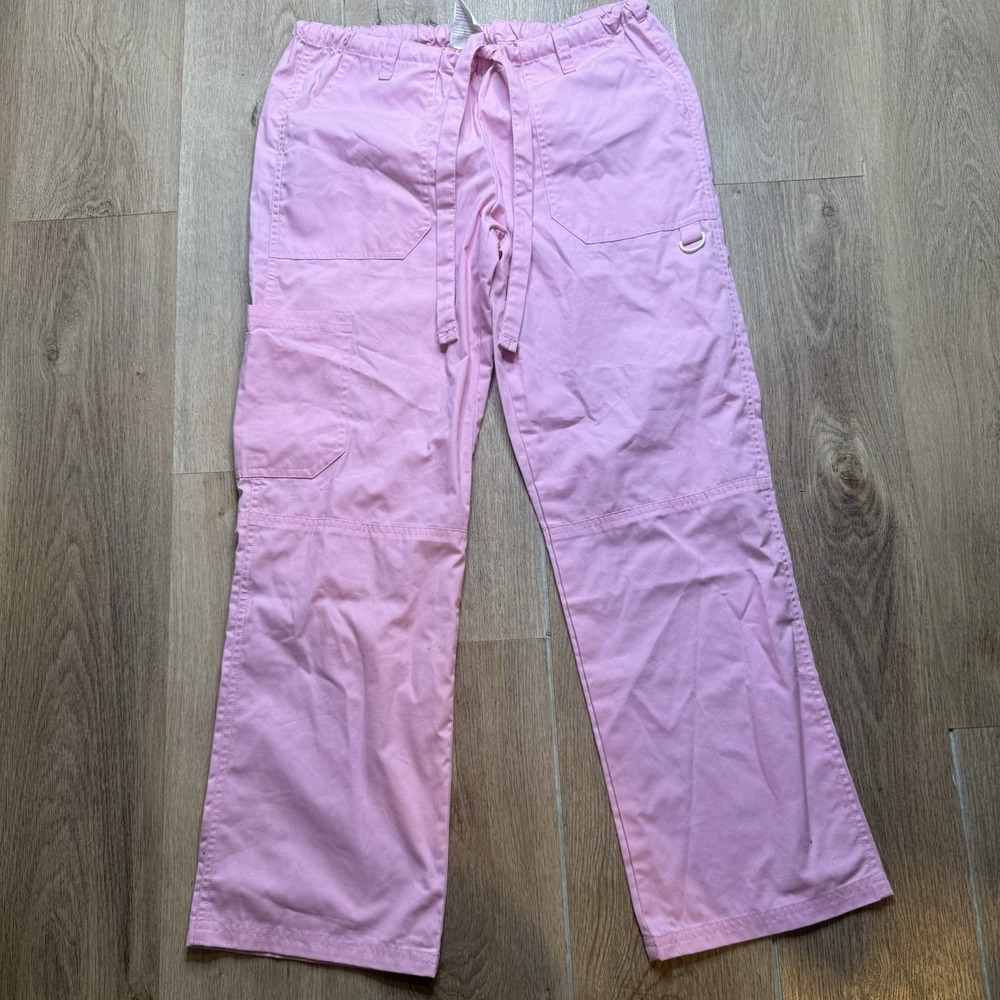 All Heart SCRUB CLASSICS Women's Elastic Waist Scrub Pant - LIGHT PINK Small